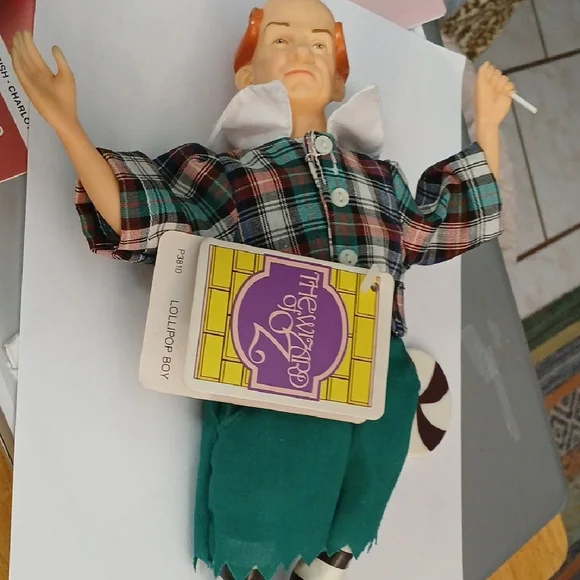 Plaid Lollipop Boy Doll - Picture 1 of 1